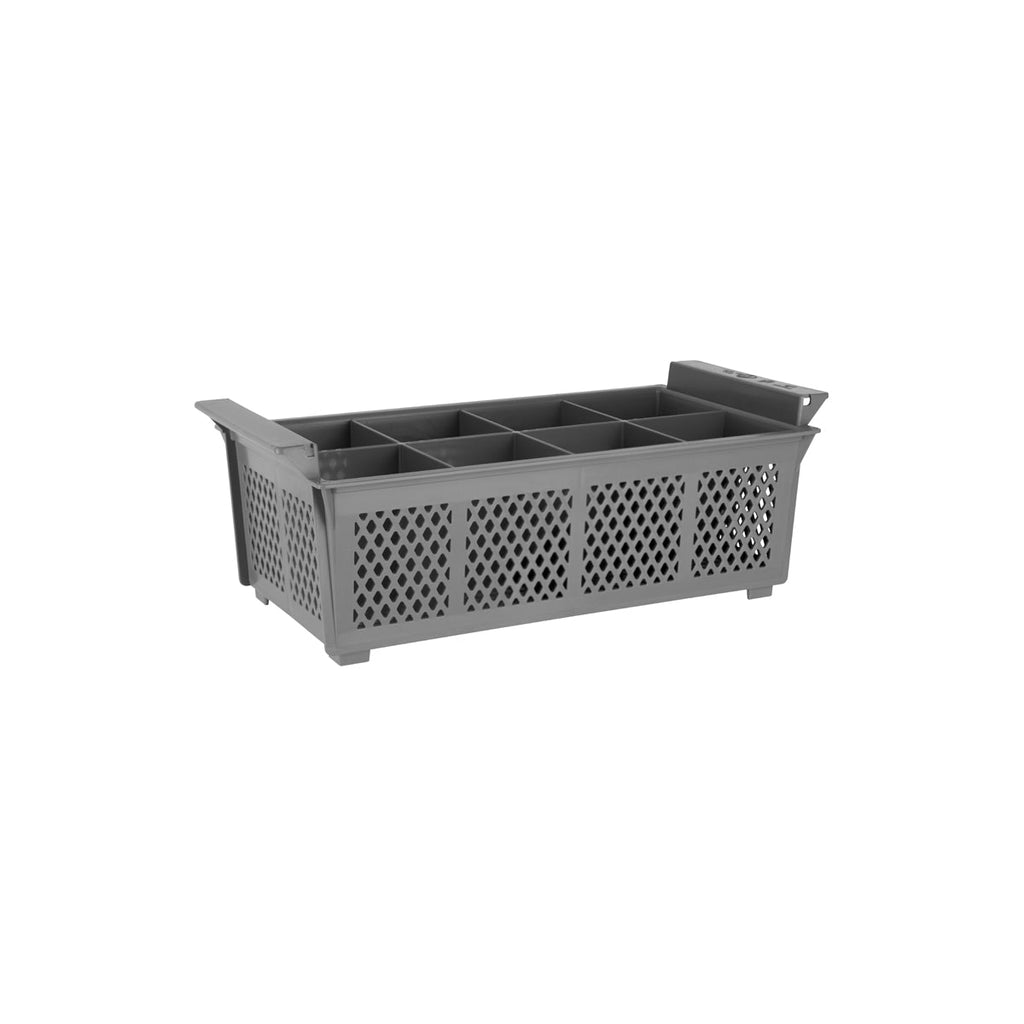 Unica UNICA FLATWARE BASKET-GREY 8 COMPS