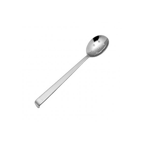 Fortessa SERVEWARE BUFFET SPOON-18/10 | 320mm | HOOKED HDL | SLOTTED MIRROR FINISH (Each)