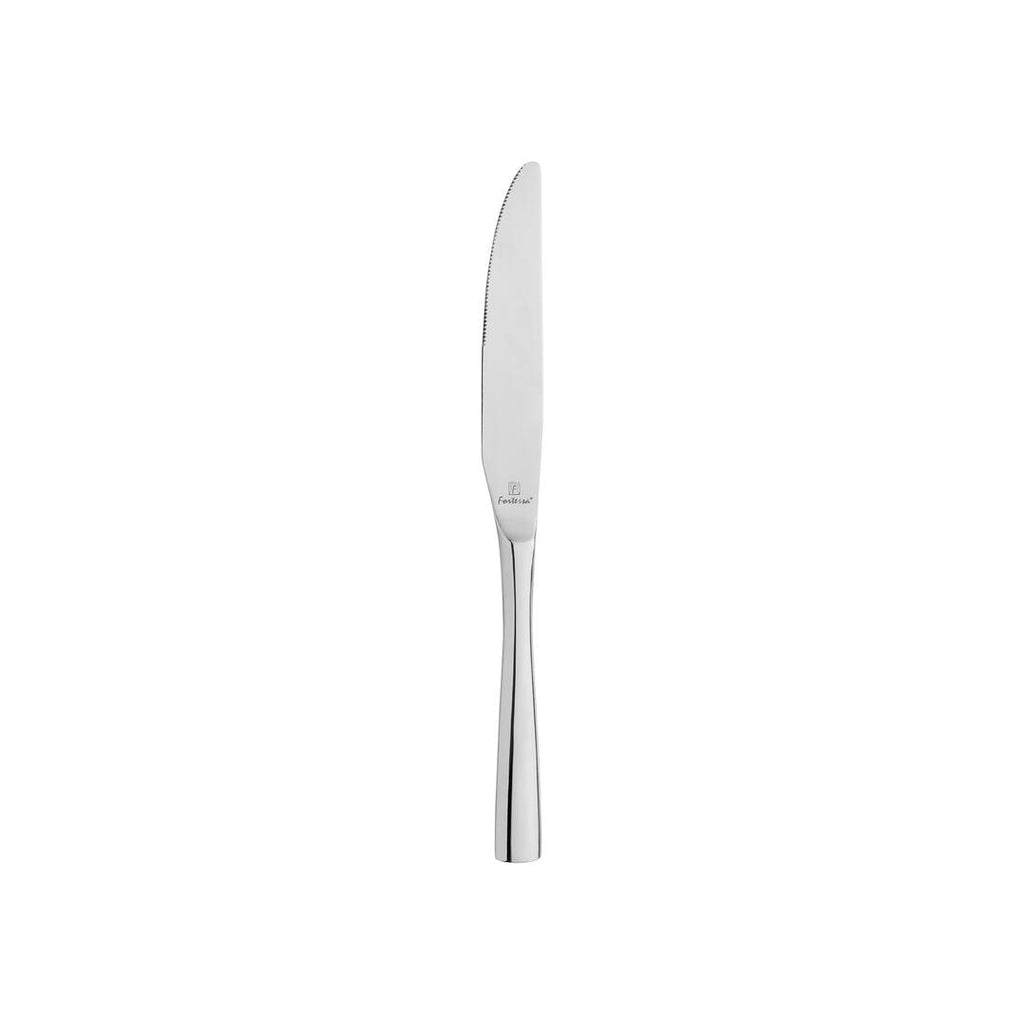 Fortessa  LUCCA DESSERT KNIFE-SOLID HANDLE MIRROR FINISH (Doz)