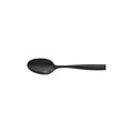 Fortessa  LUCCA FACETED DESSERT SPOON-18/10 MATT BLACK  (Doz)