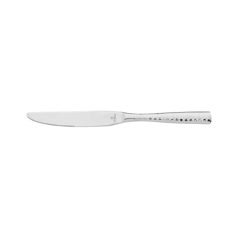 Fortessa  LUCCA FACETED TABLE KNIFE-SOLID HANDLE MIRROR FINISH (Doz)