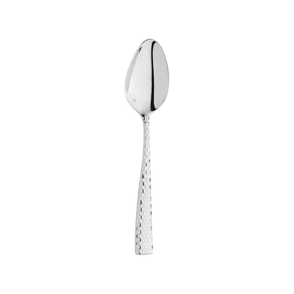 Fortessa  LUCCA FACETED SERVING SPOON-18/10 MIRROR FINISH (Each)