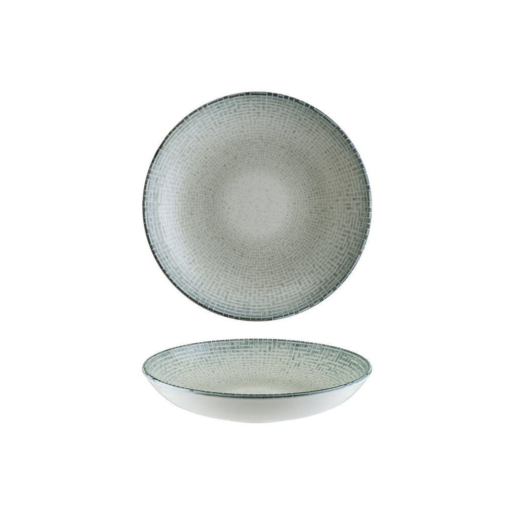 Bonna  MAZE ROUND BOWL FLARED GREY 230mm (MZEBLM23CK) (X6)