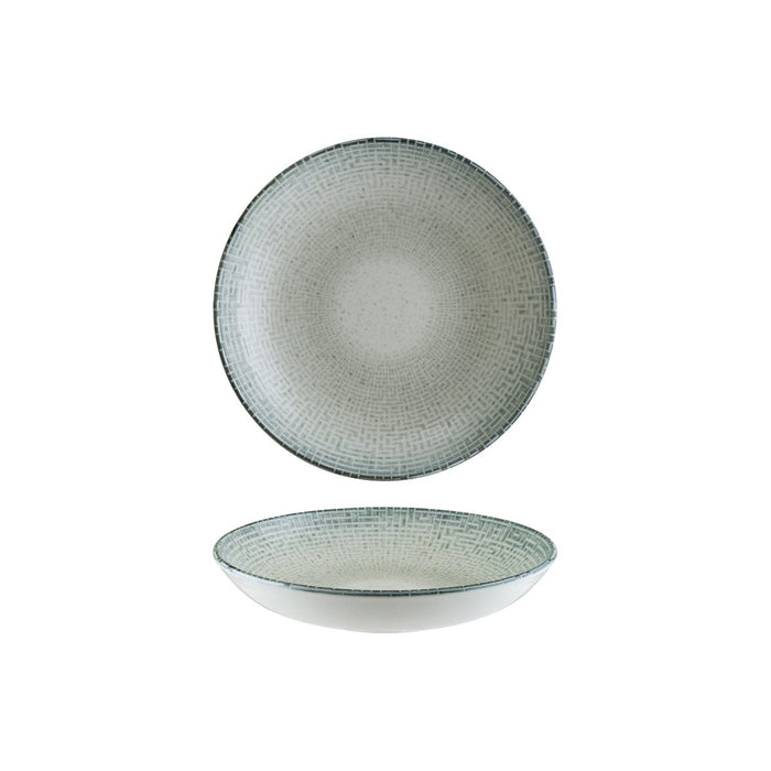 Bonna  MAZE ROUND BOWL FLARED GREY 230mm (MZEBLM23CK) (X6)