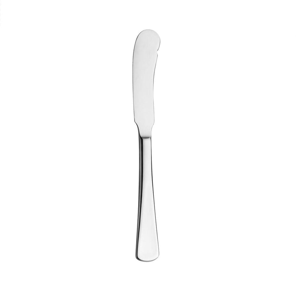 Trenton  MILAN BUTTER KNIFE-S/S  SOLID HANDLE MIRROR FINISH (Doz)