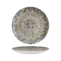 Bonna  LUCA MOSAIC ROUND COUPE PLATE 270mm (S-MT-LUCMZGRM27DZ (Box of 12)