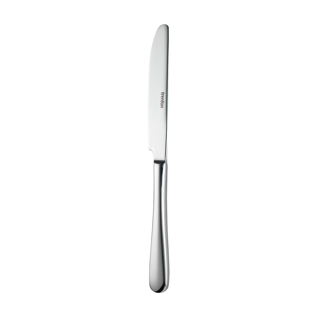 Trenton  CORTINA DESSERT KNIFE-SOLID HANDLE MIRROR FINISH (Doz)
