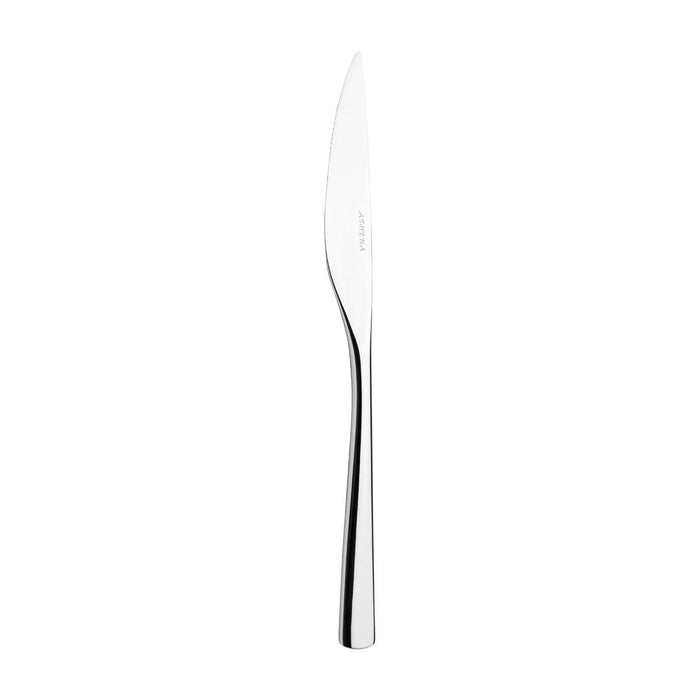 Athena  ANGELINA STEAK KNIFE-SOLID HANDLE MIRROR FINISH (Doz)