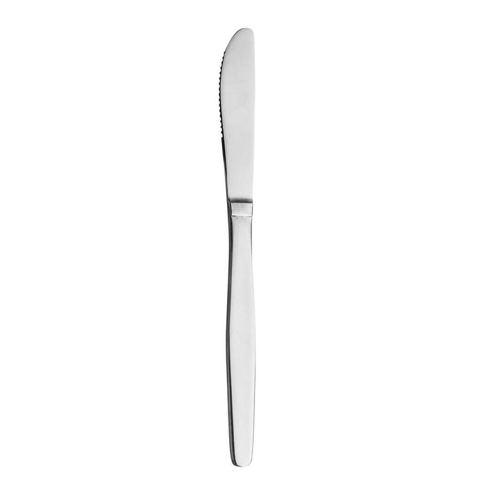 Trenton  MELBOURNE DESSERT KNIFE-S/S SATIN HANDLES/MIRROR BLADE (Doz)