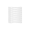 Tablekraft OYSTER FORKS 8pc GABLE Set