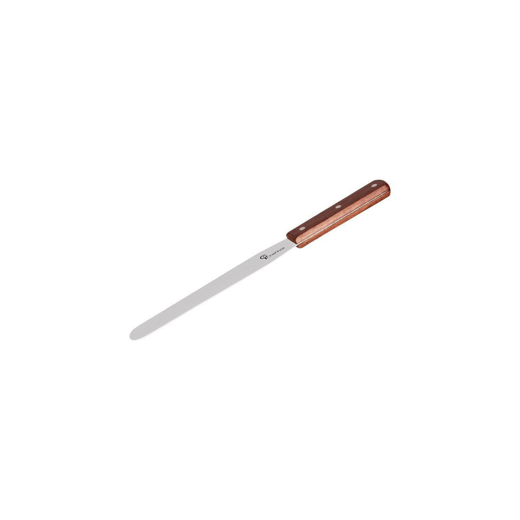 Chef Inox SPATULA-Stainless Steel 200x30mm 8" Wood Handle