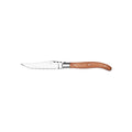 Tablekraft PARIS STEAK KNIFE-Stainless Steel WOOD PAKAWOOD POINTED TIP (x12)