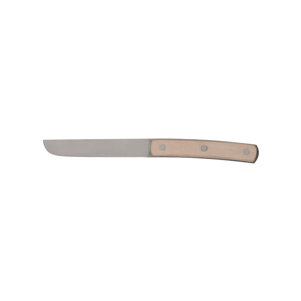 Tablekraft VINTAGE STEAK KNIFE -Stainless Steel ACID WASH NATURAL HANDLE