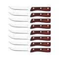 Tablekraft 8PC STEAK KNIFE JUMBO PAKKAWOOD-POINTED TIP Set