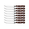 Tablekraft 8PC STEAK KNIFE SET PAKKA HANDLE FULL TANG 120mm Set