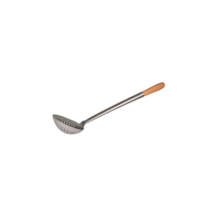 Chef Inox SKIMMER BOWL-Stainless Steel, WOODEN HANDLE 125x410mm