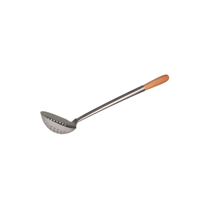 Chef Inox SKIMMER BOWL-Stainless Steel, WOODEN HANDLE 145x405mm