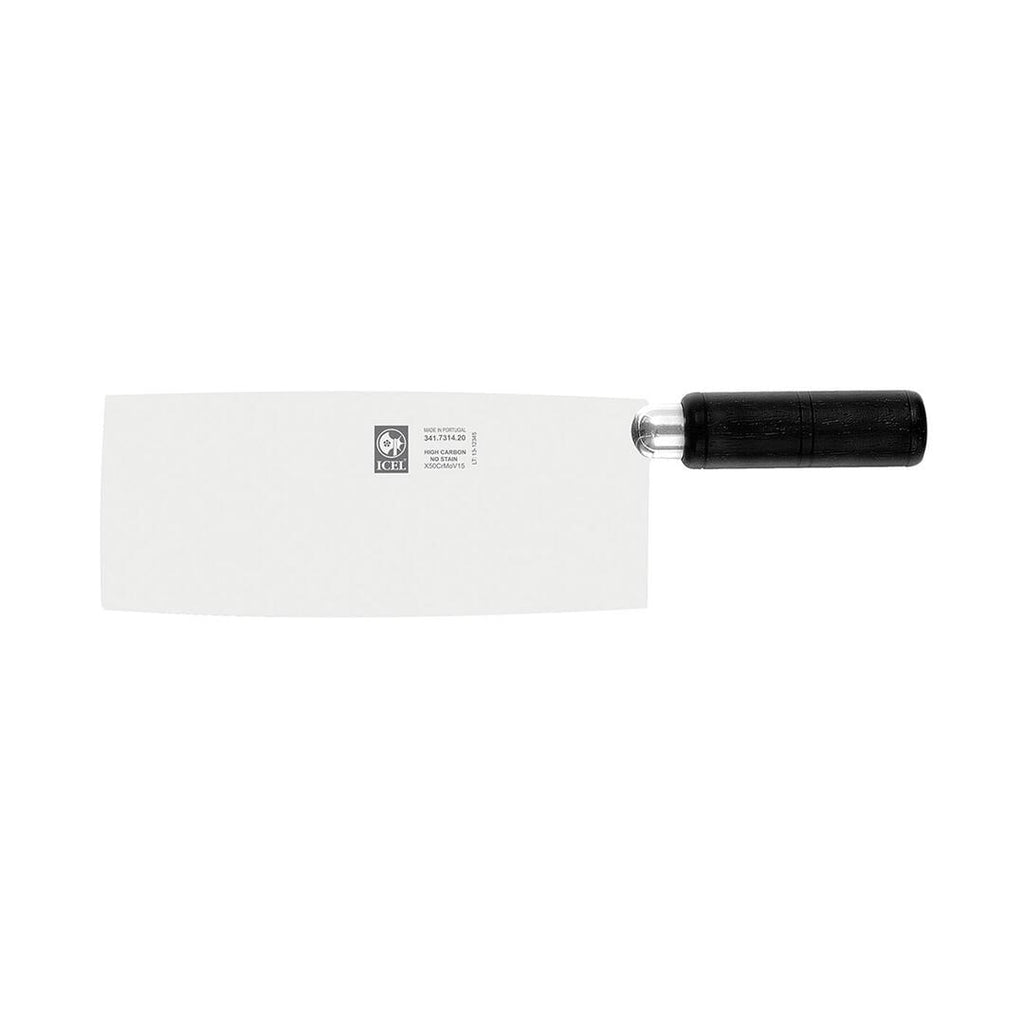 Icel  CHINESE CLEAVER-NO HOLE, 200mm/270gms (IP7314.20)  (Each)