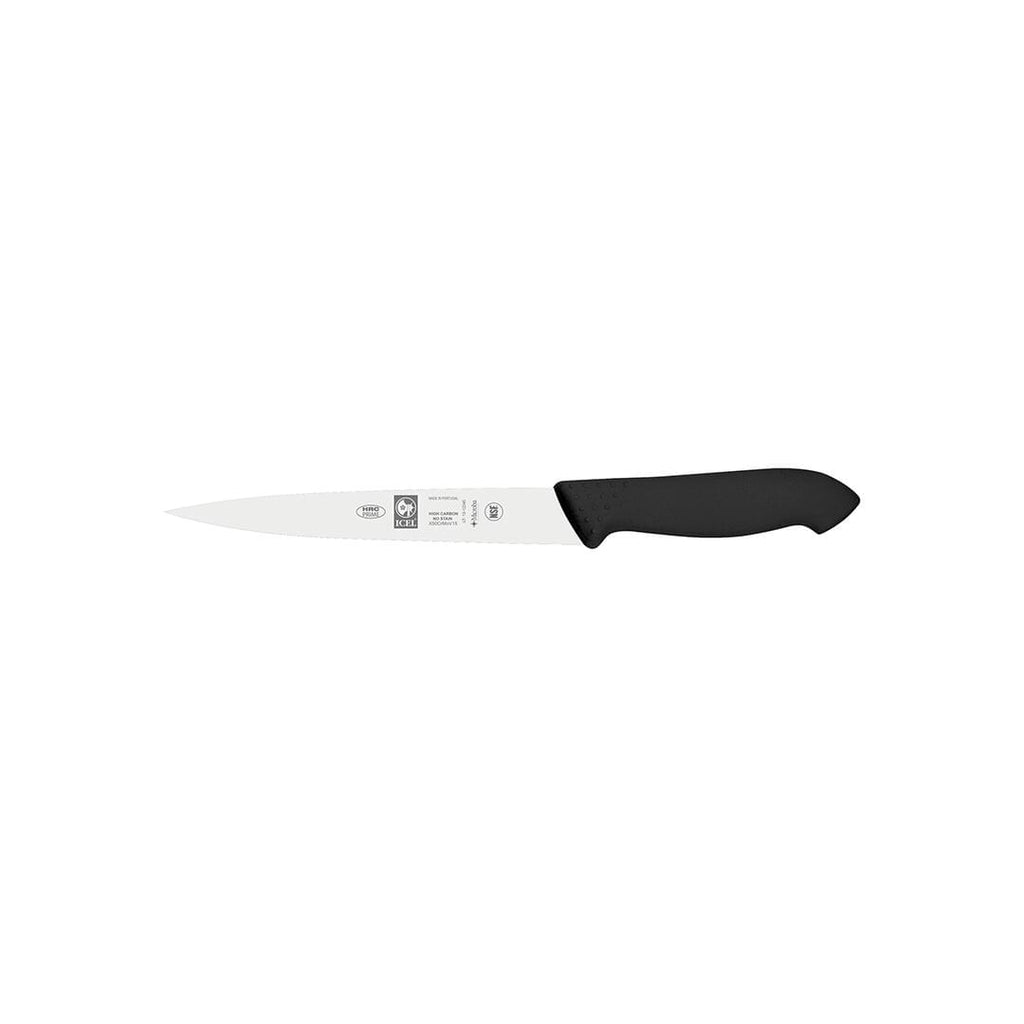 Icel HORECA PRIME FISH FILLETING KNIFE-BLACK, 160mm (HR08.16)  (Each)