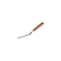 Chef Inox SPATULA--CRANKED Stainless Steel 150x27mm 6" Wood Handle