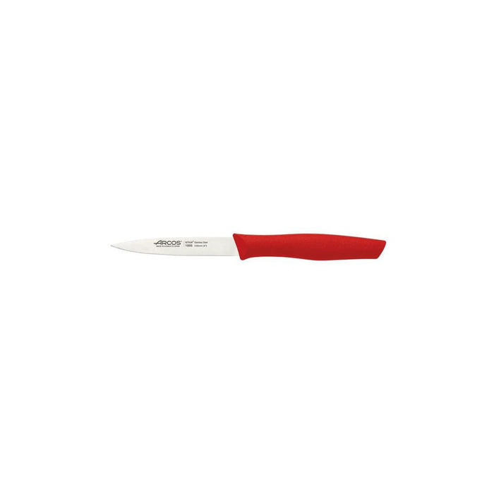 Arcos GENOVA PARING KNIFE RED HANDLE-100mm  (Each)