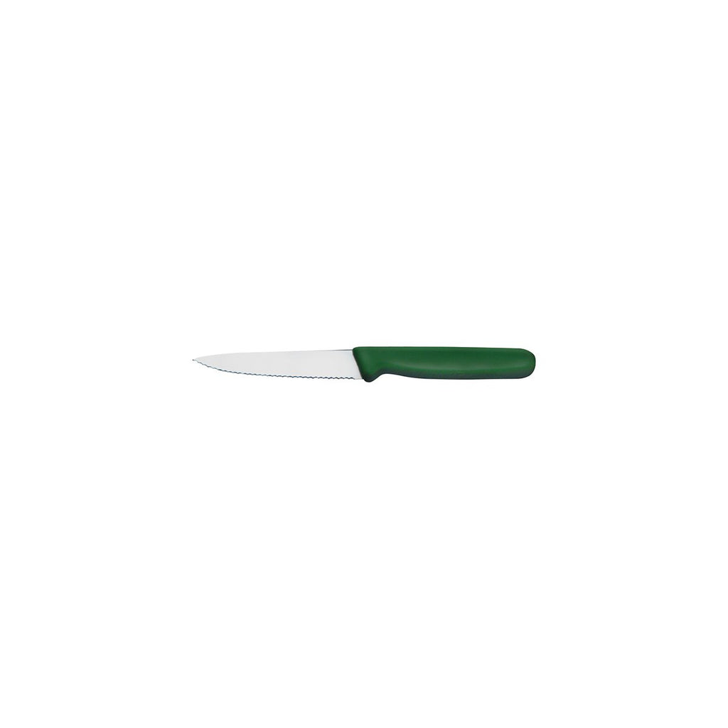 Ivo IVO-PARING SERRATED KNIFE-100mm GREEN  "55000"