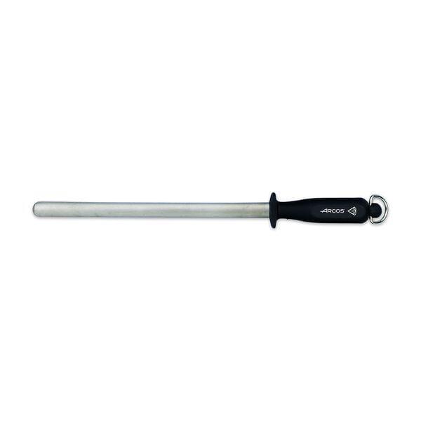 Arcos GENOVA SHARPENING STEEL-280mm, DIAMOND  BLACK HANDLE (Each)