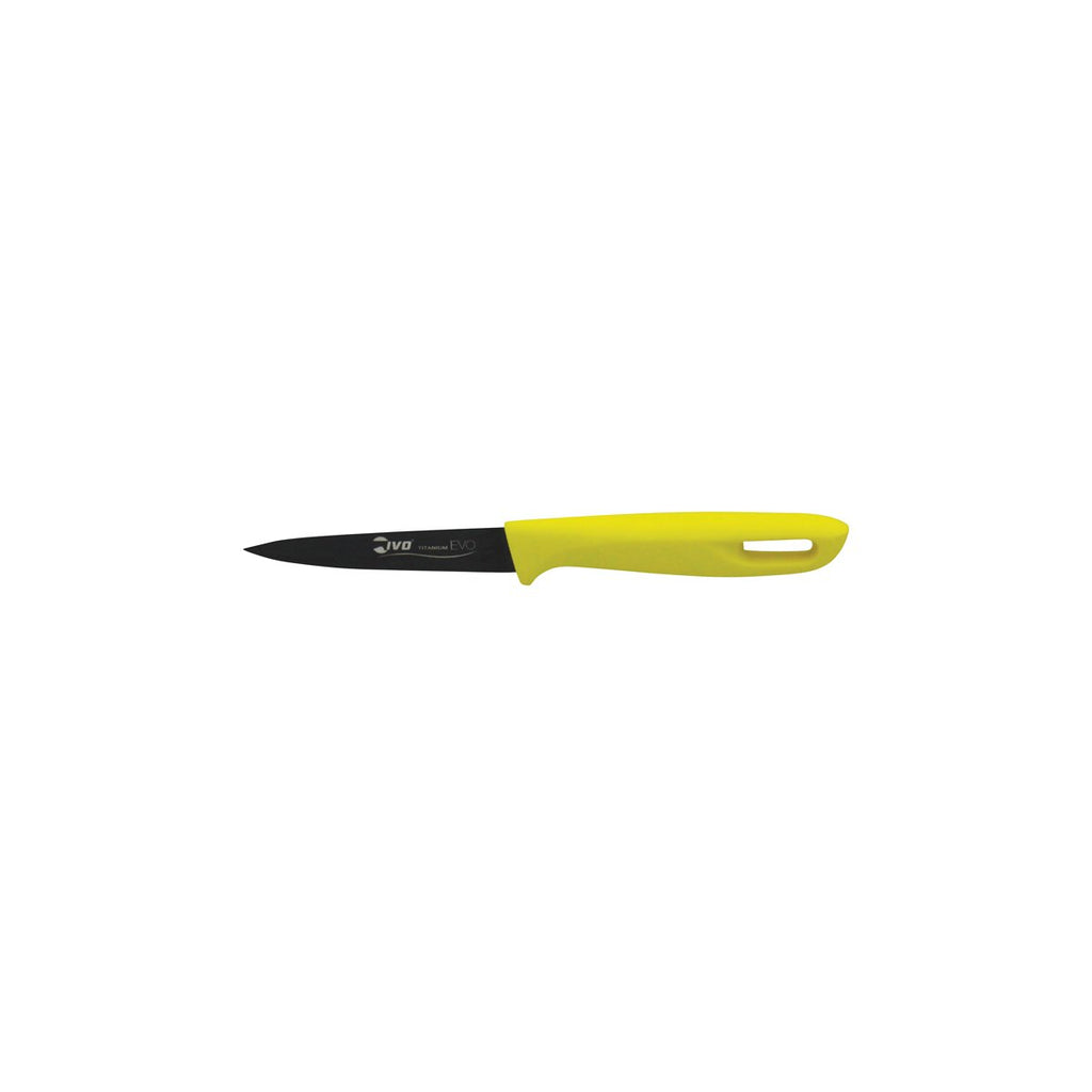 Ivo IVO-PARING KNIFE 90mm- YELLOW HDL TITANIUM EVO "221000