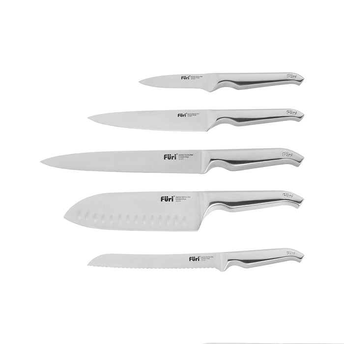 Furi Knives FURI-PRO VAULT CLEAR/WOOD 6PC BLOCK SET 9/17/20x2CM (41375)