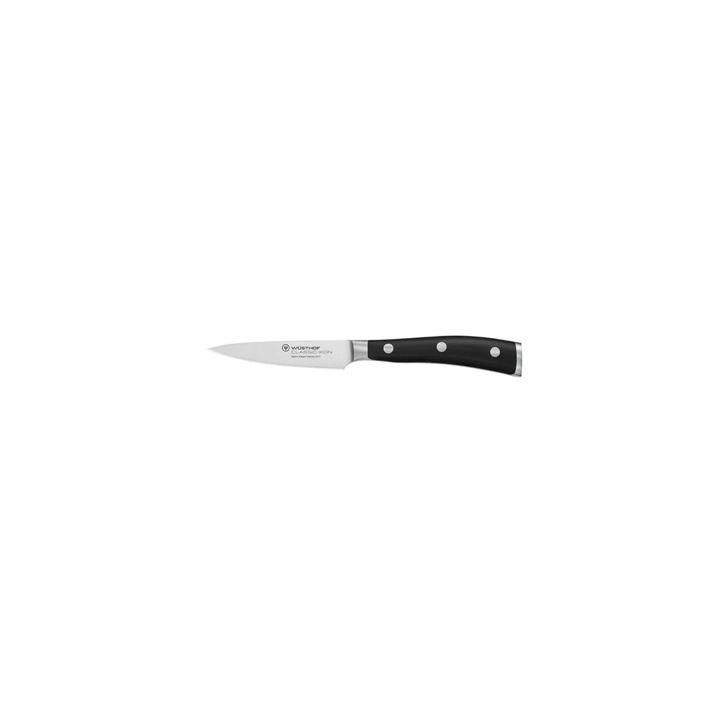 Wusthof CLASSIC IKON BLACK PARING KNIFE 90mm (1040330409W)
