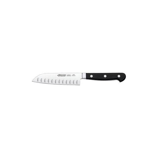Arcos CLASICA SANTOKU KNIFE-140mm, GRANTON EDGE BLACK HANDLE (Each)