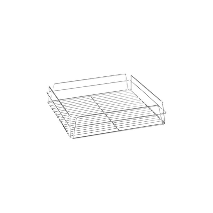 ZINC -GLASS BASKET-SQUARE, 335x355x75mm (14x14")