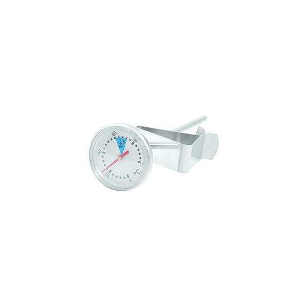 Cater-Chef  MILK FROTHING THERMOMETER-28mm DIAL, (0˚C to 100˚C) 150mm PROBE (Each)