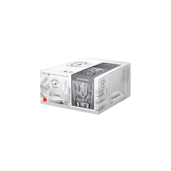 Bormioli Rocco DIAMOND-TUMBLER D.O.F CLEAR 390ml (302260M02321990) (x6)