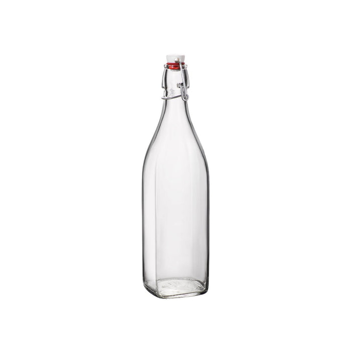 Bormioli Rocco SWING-BOTTLE 1.0lt WHITE TOP (3.14720) (x6)