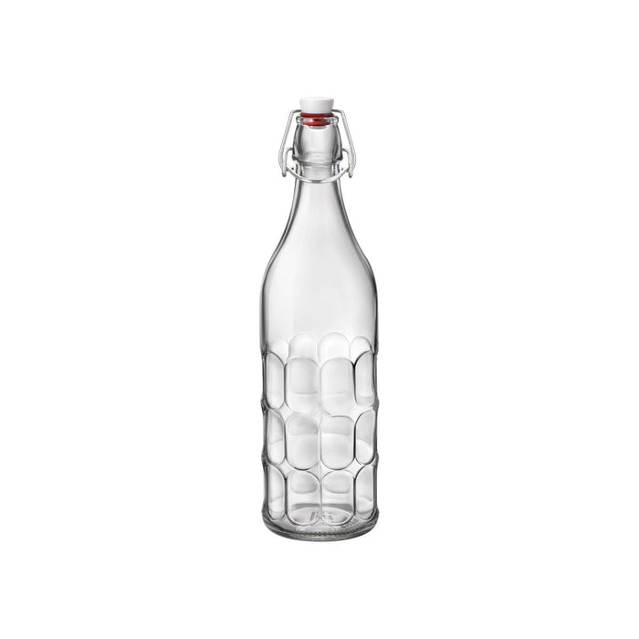 BORMIOLI ROCCO MORESCA BOTTLE 1.0lt WHITE TOP (3.45930) [Box of 20]