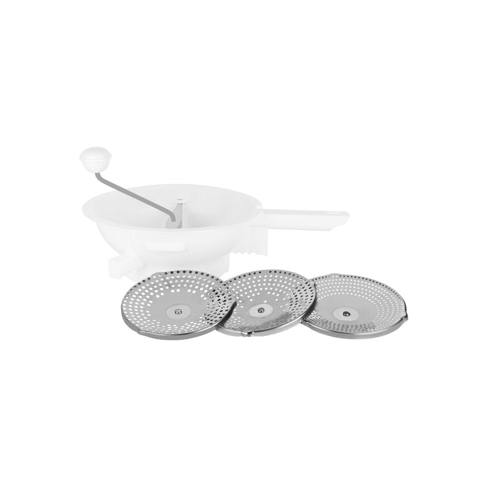 Metaltex METALTEX FOOD MILL-24cm POLYPROP INCLUDES 3x Stainless Steel BLADES