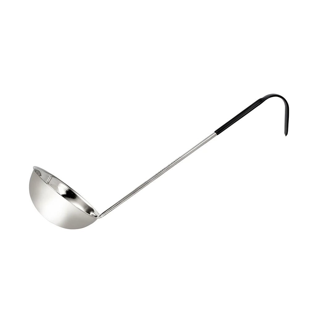 CHEF INOX LADLE S/S 360ml/12oz BLACK HDL
