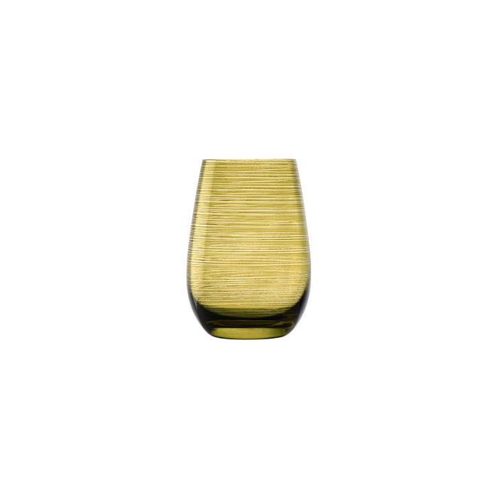 Stolzle  TWISTER TUMBLER OLIVE 470ml 35277612-T (x6)