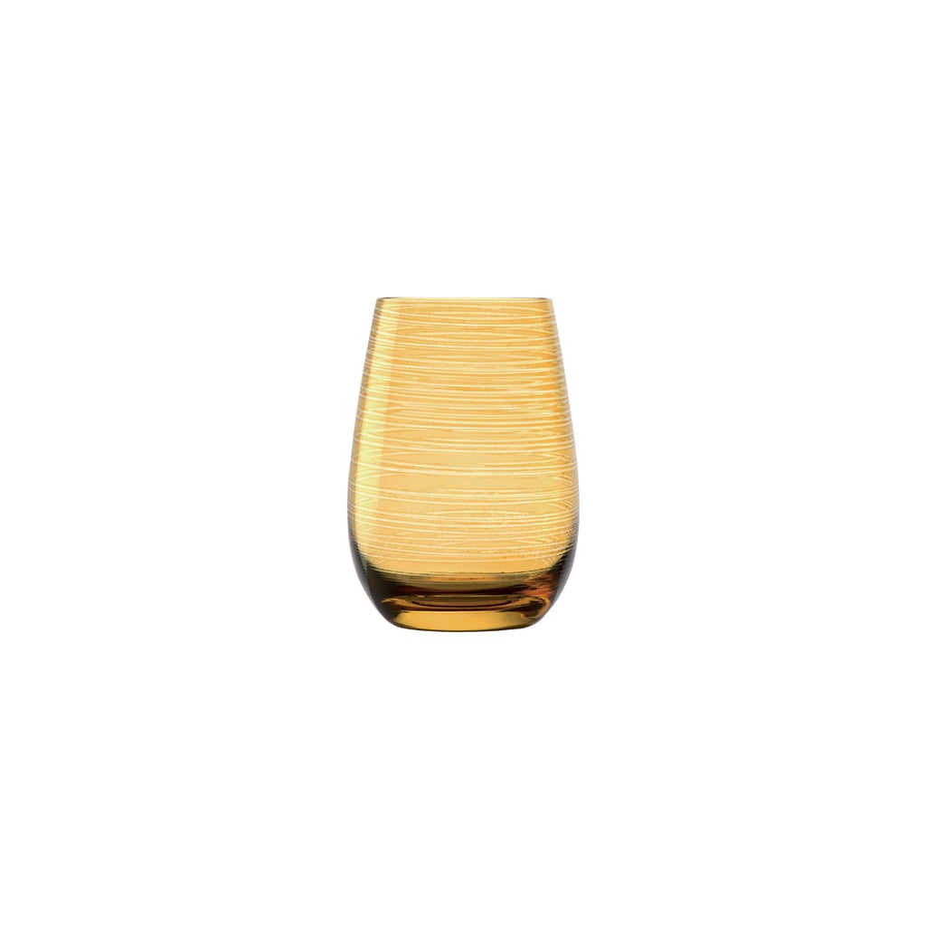 Stolzle  TWISTER TUMBLER AMBER 470ml 35277312-T (x6)