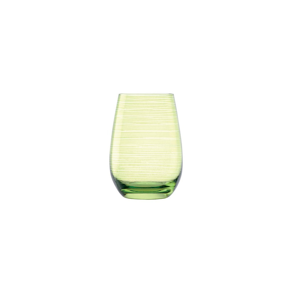 Stolzle  TWISTER TUMBLER GREEN 470ml 35277212-T (x6)
