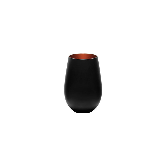 Stolzle  OLYMPIC TUMBLER 465ml MATT BLACK/BRONZE (x6)