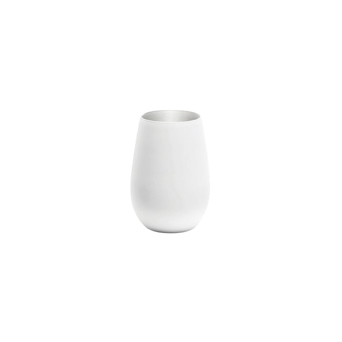 Stolzle  OLYMPIC TUMBLER 465ml MATT WHITE/SILVER (x6)