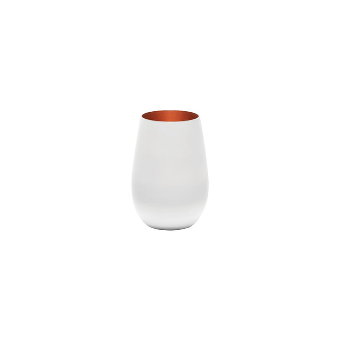 Stolzle  OLYMPIC TUMBLER 465ml MATT WHITE/BRONZE (x6)