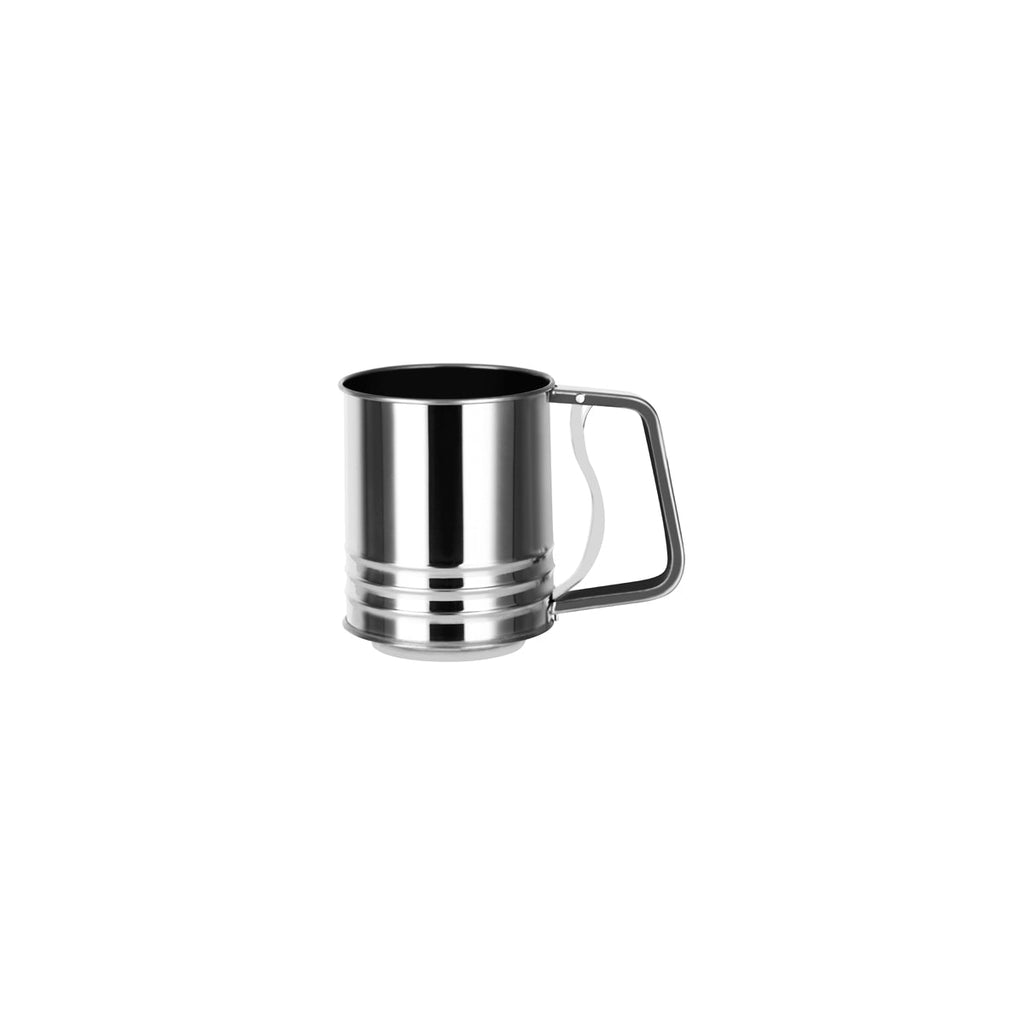 Chef Inox FLOUR SIFTER-Stainless Steel 3-CUP SQUEEZE HDL