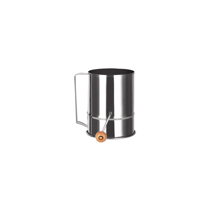 Chef Inox FLOUR SIFTER-18/10 5-CUP CRANK HDL