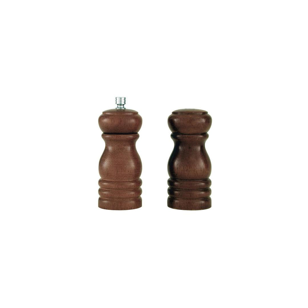 Trenton  SALT & PEPPER MILL SET-100mm DARK WOOD (Set)