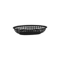 Moda  SERVING BASKET-PP, OVAL | 240x150x50mm      BLACK (doz)