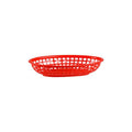 Moda  SERVING BASKET-PP, OVAL | 240x150x50mm      RED (doz)
