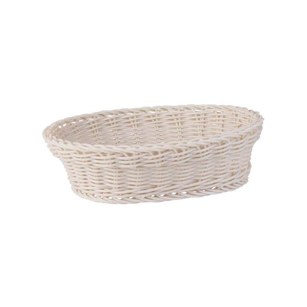 Trenton  BASKET-OVAL, PP, 235x185mm TAUPE (Each)